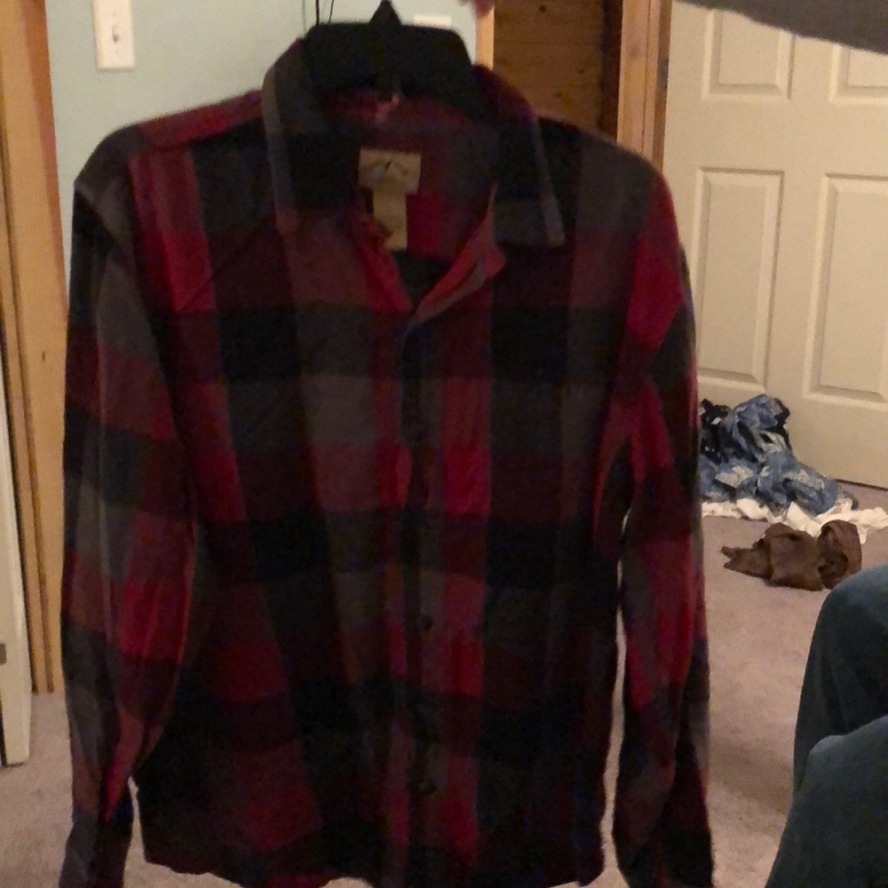 Long sleeve button down.